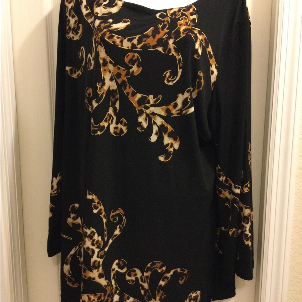 JM Collection tunic blouse size XL